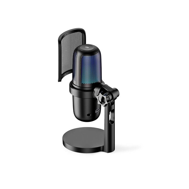 Nedis Gaming streaming desk microfoon | LED | USB-A | 2 meter