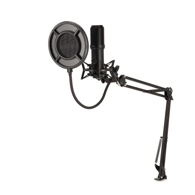 Nedis Gaming professionele streaming desk microfoon | pop-filter | USB-A | 1,7 meter