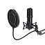 Nedis Gaming professionele streaming desk microfoon | pop-filter | USB-A | 1,7 meter