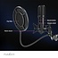Nedis Gaming professionele streaming desk microfoon | pop-filter | USB-A | 1,7 meter