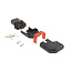 IEC Lock C13 stroomstekker | haaks (naar links/rechts) | zwart/rood