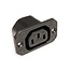 Bachmann C13 stroomconnector | inbouw | zwart