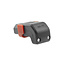 IEC Lock C13 stroomstekker | haaks (naar boven/beneden) | zwart/rood