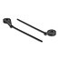 Delock Cable Tie with Fastening Eyelet L 180 x W 6 mm black 100 pieces