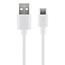 USB-C - USB-A kabel | compact | USB2.0 | QC 18W | wit | 0,10 meter