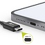 USB-C - USB-A kabel | compact | USB2.0 | QC 18W | wit | 1 meter