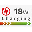 USB-C - USB-A kabel | compact | USB2.0 | QC 18W | wit | 0,10 meter