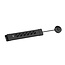 BACHMANN CONNECTUS 6xCEE7/3, 1xFerntaster 2,0m CEE7/7 Schwarz