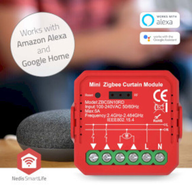 SmartLife Modules | Zigbee 3.0 | 1000 W | Kroonsteen | App beschikbaar voor: Android™ / IOS
