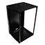 VALUE Wandbehuizing 18 HE (HxBxD) 910x570x600mm, Levering als bouwpakket, zwart