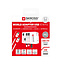2-polige wereldreisadapter met geïntegreerde dubbele USB-oplader (1x USB C & 1 x USB) 45 Watt Power Delivery