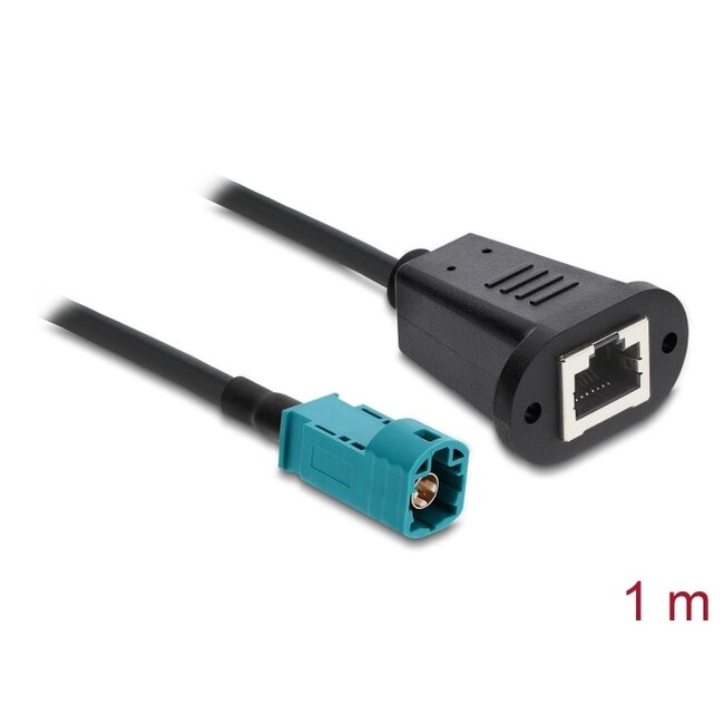 Delock Cable HSD Z male to RJ45 jack 1 m