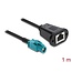 Delock Cable HSD Z female to RJ45 jack 1 m