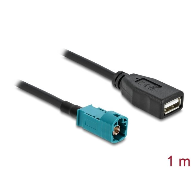 Delock Kabel HSD Z Stecker zu USB 2.0 Typ-A Buchse 1 m