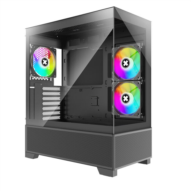 XILENCE Xilent Beam ATX PC Case black, X218.ARGB Gaming ATX PC Case schwarz