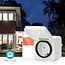 SmartLife Slimme Stekker | Wi-Fi | IP44 | 3680 W | Randaarde stekker | -25 - 55 °C | Android™ / IOS | Grijs / Wit | 1 Stuks