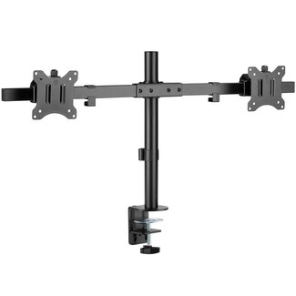 Goobay Goobay bureaubeugel voor 2 monitoren tot 32 inch | full motion met crossbar