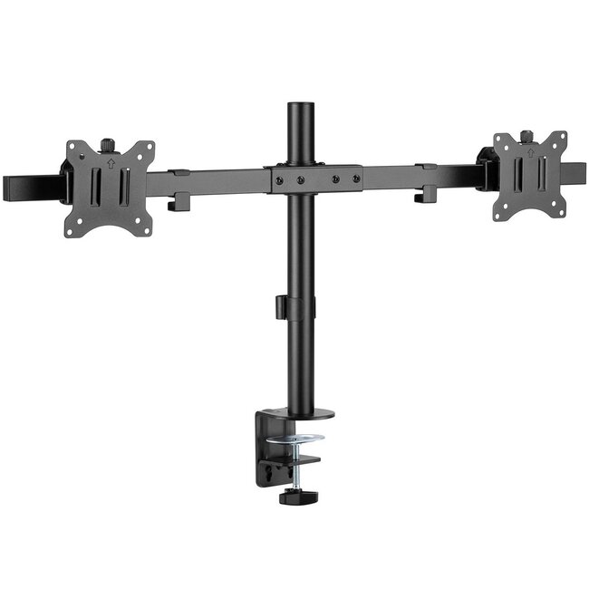 Goobay bureaubeugel voor 2 monitoren tot 32 inch | full motion met crossbar