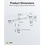 Goobay bureaubeugel voor 2 monitoren tot 32 inch | full motion met crossbar