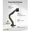 Goobay bureaubeugel voor 1 monitor tot 49 inch | interactief