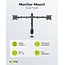 Goobay bureaubeugel voor 2 monitoren tot 32 inch | full motion