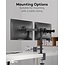 Goobay bureaubeugel voor 2 monitoren tot 32 inch | full motion