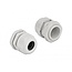Kabelwartel voor 1 ronde kabel | PG21 | 16 mm | IP68 | grijs | 2 stuks
