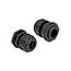 Kabelwartel voor 1 platte kabel | PG16 | 14 x 6,6 mm (BxH) | IP68 | zwart | 2 stuks