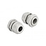 Kabelwartel voor 1 platte kabel | PG16 | 14 x 6,6 mm (BxH) | IP68 | grijs | 2 stuks