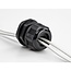 Kabelwartel voor 1 platte kabel | PG29 | 22,5 x 11 mm (BxH) | IP68 | zwart | 2 stuks