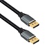DisplayPort kabel | DP2.1a (16K 60Hz) | UHBR20 (80Gbit/s) | aluminium/nylon | 1 meter