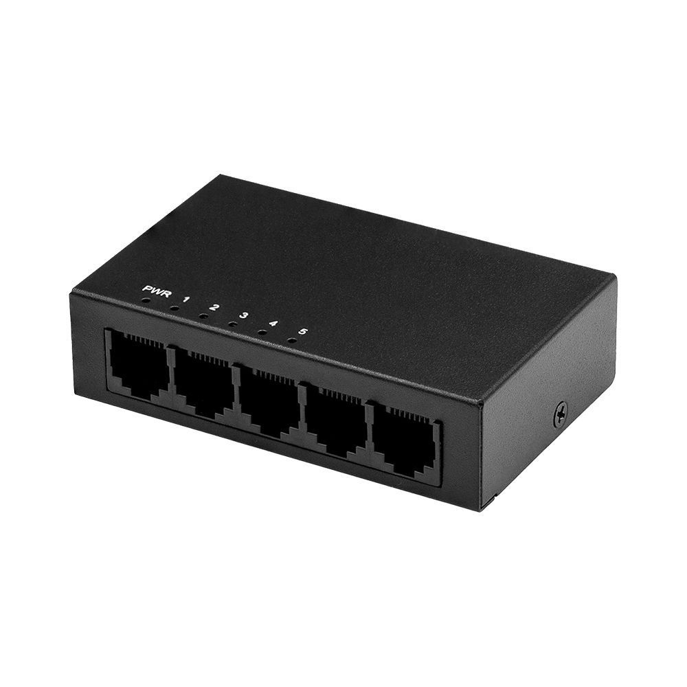 Technetix - 5 Ports Gigabit Ethernet Switch incl. voeding