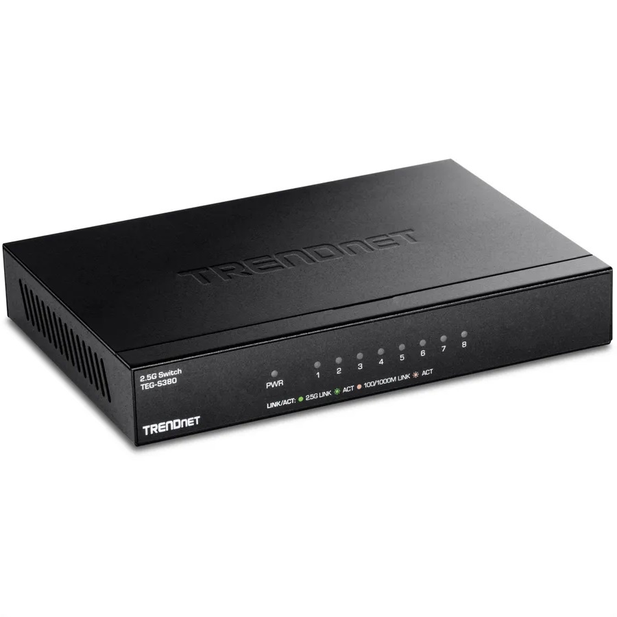 Trendnet TEG-S380. Switch type: Unmanaged. Type basis-switching RJ-45 Ethernet-poorten: Gigabit Ethernet (10/100/1000), Aantal basis-switching RJ-45 Ethernet-poorten: 8. Full duple