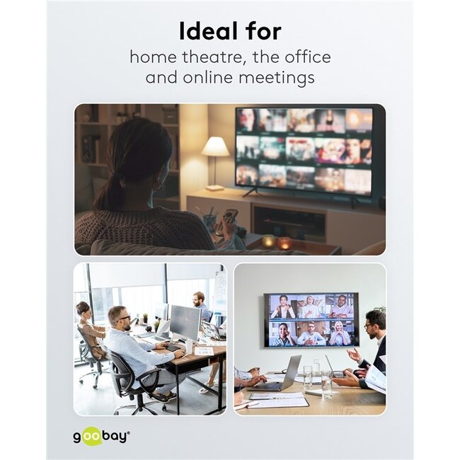 Goobay Gigabit ethernet switch | 5 poorten | wit