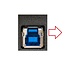 USB-A - USB-B haaks (rechts) kabel | USB3.0 5 Gbps | 10W | zwart | 2 meter