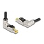 Delock RJ45 Plug field assembly Cat.8.1 metal angled
