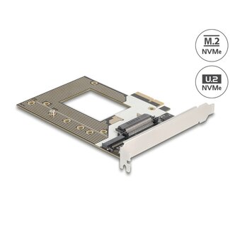 DeLOCK Delock PCI Express 4.0 x4 Card to 1 x NVMe M.2 Key M 110 mm or U.2 Slot