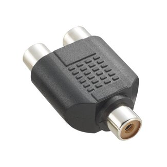 Universal Tulp mono (v) - Tulp stereo (v) adapter