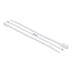 Tie-wraps met montagegat | 160 x 4,8mm | transparant | 10 stuks