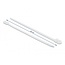 Tie-wraps met montagegat | 300 x 7,6mm | transparant | 10 stuks