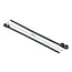 Tie-wraps met montagegat | 300 x 7,6mm | zwart | 10 stuks