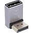 InLine DisplayPort adapter | haaks naar beneden | DP1.4 (8K 60Hz) | HBR3 | aluminium