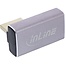 InLine DisplayPort adapter | haaks naar rechts (kort) | DP1.4 (8K 60Hz) | HBR3 | aluminium