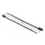 Tie-wraps met montagegat | 160 x 4,8mm | zwart | 10 stuks