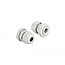 Kabelwartel voor 3 ronde kabels | PG9 | 3x 3 mm | IP68 | grijs | 2 stuks