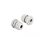Kabelwartel voor 4 ronde kabels | PG9 | 4x 2 mm | IP68 | grijs | 2 stuks