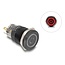 Delock Push Switch for Installation black 19 mm 12 V 5 x solder connection LED red power symbol + ring