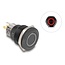 Delock Push Switch for Installation black 22 mm 12 V 5 x solder connection LED red ring