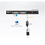 ATEN KA7920 PS/2 VGA KVM Adapterkabel, 4,5 m
