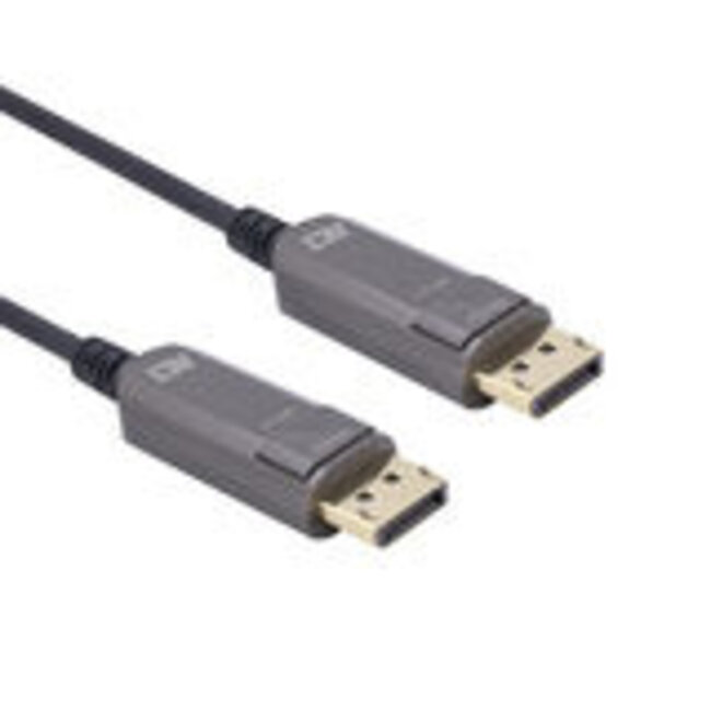 ACT 50 meter 8K DisplayPort 2.1 DP40 UHBR10 LSZH Active Optical Cable (AOC)